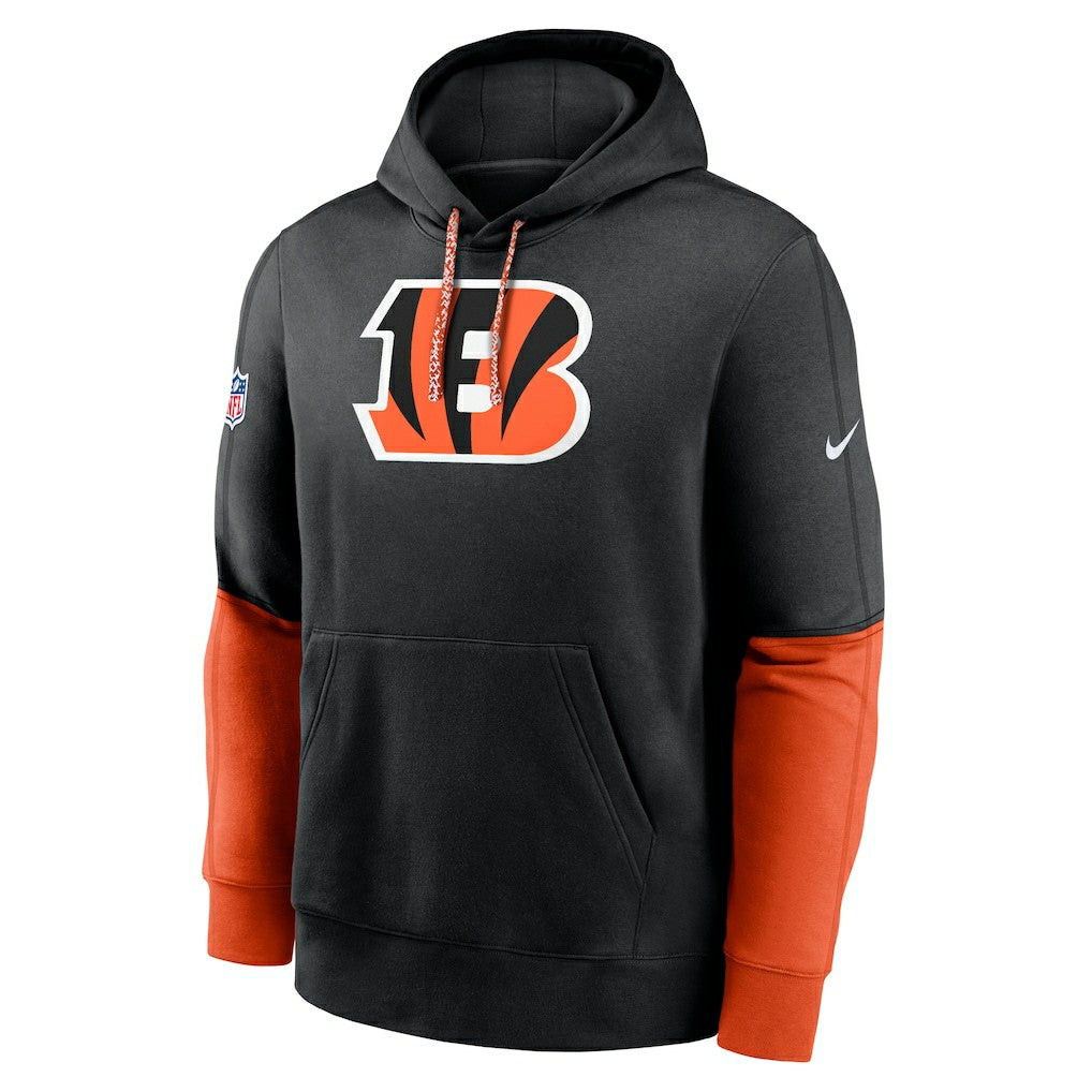 Cincinnati Bengals 2024 Sideline Club Pullover Hoodie Black - Nike