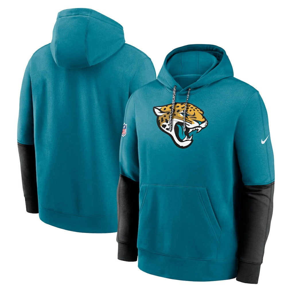 Jacksonville Jaguars 2024 Sideline Club Pullover Hoodie Teal - Nike