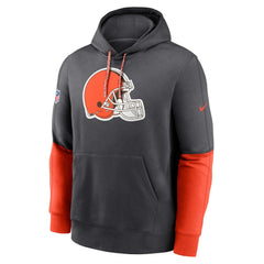 Cleveland Browns 2024 Sideline Club Pullover Hoodie Anthracite - Nike