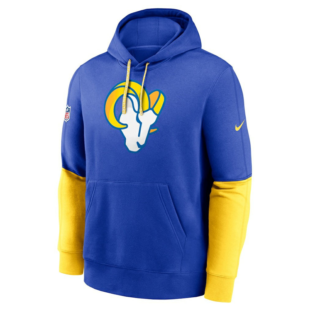 Los Angeles Rams 2024 Sideline Club Pullover Hoodie Royal - Nike