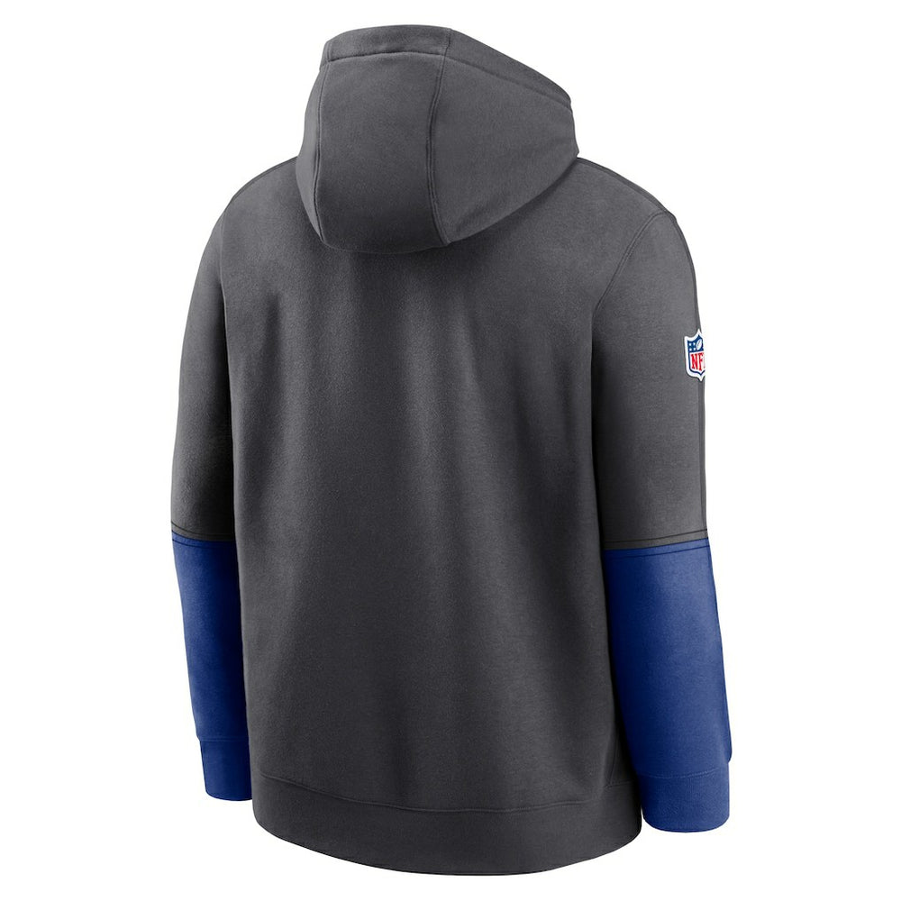 New York Giants 2024 Sideline Club Pullover Hoodie Anthracite - Nike