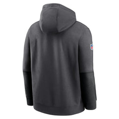New Orleans Saints 2024 Sideline Club Pullover Hoodie Anthracite - Nike