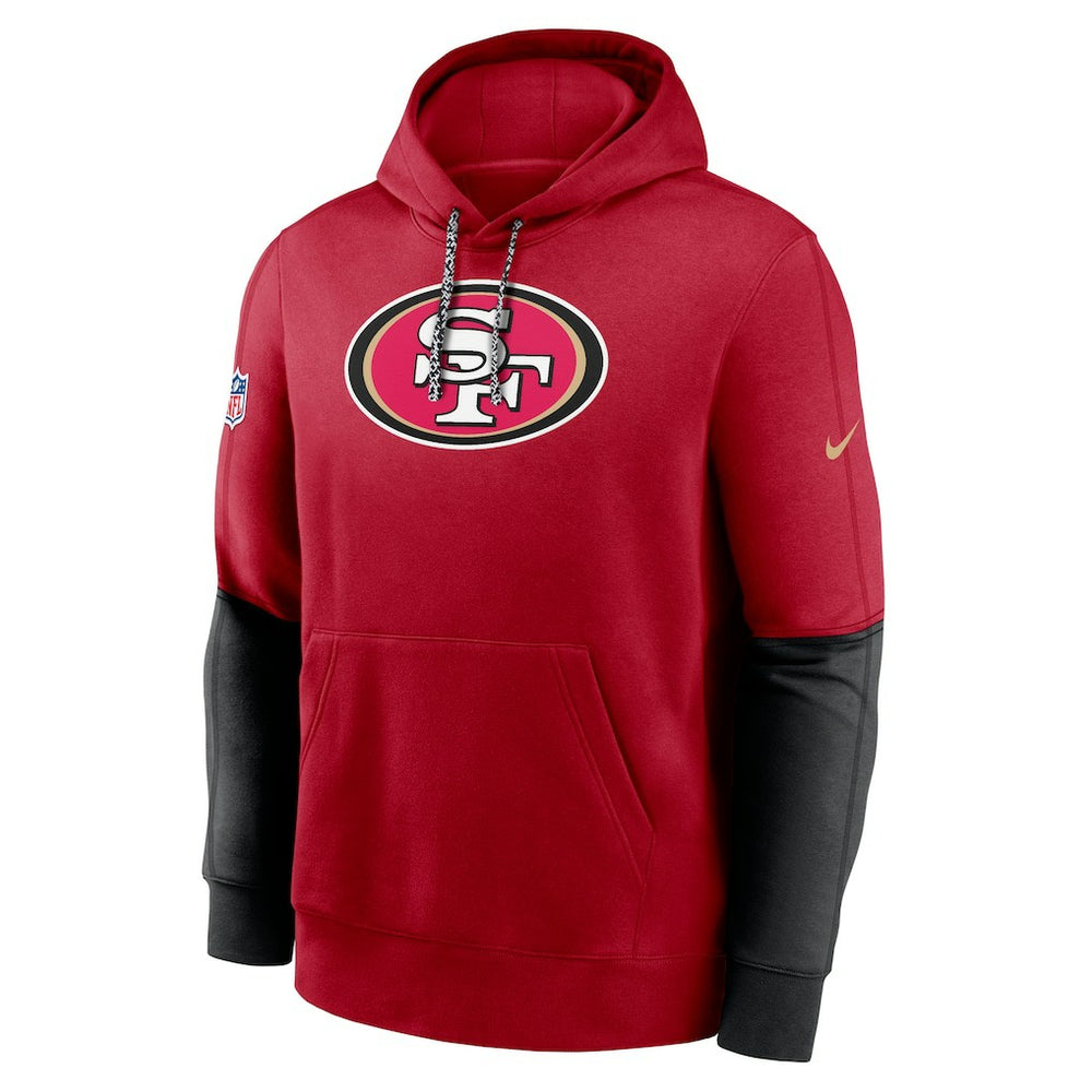 San Francisco 49ers 2024 Sideline Club Pullover Hoodie Scarlet - Nike