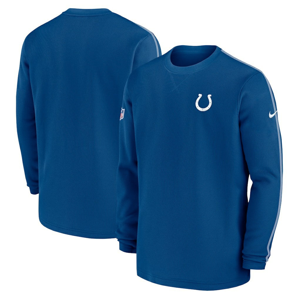 Indianapolis Colts 2024 Sideline Coaches Long Sleeve Top Royal - Nike