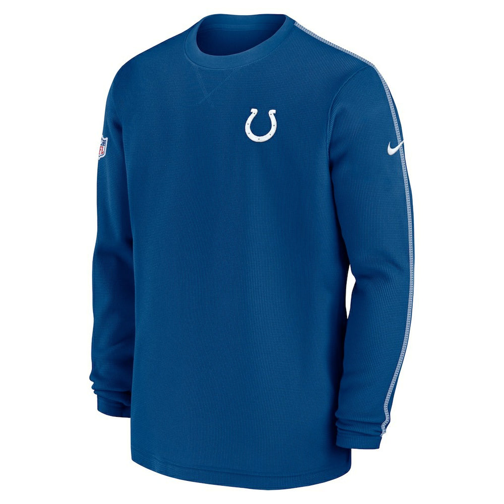 Indianapolis Colts 2024 Sideline Coaches Long Sleeve Top Royal - Nike