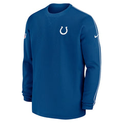 Indianapolis Colts 2024 Sideline Coaches Long Sleeve Top Royal - Nike