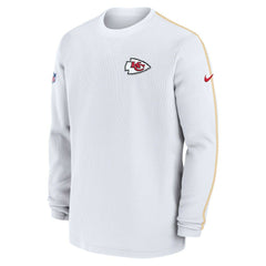 Kansas City Chiefs 2024 Sideline Coaches Long Sleeve Top White - Nike