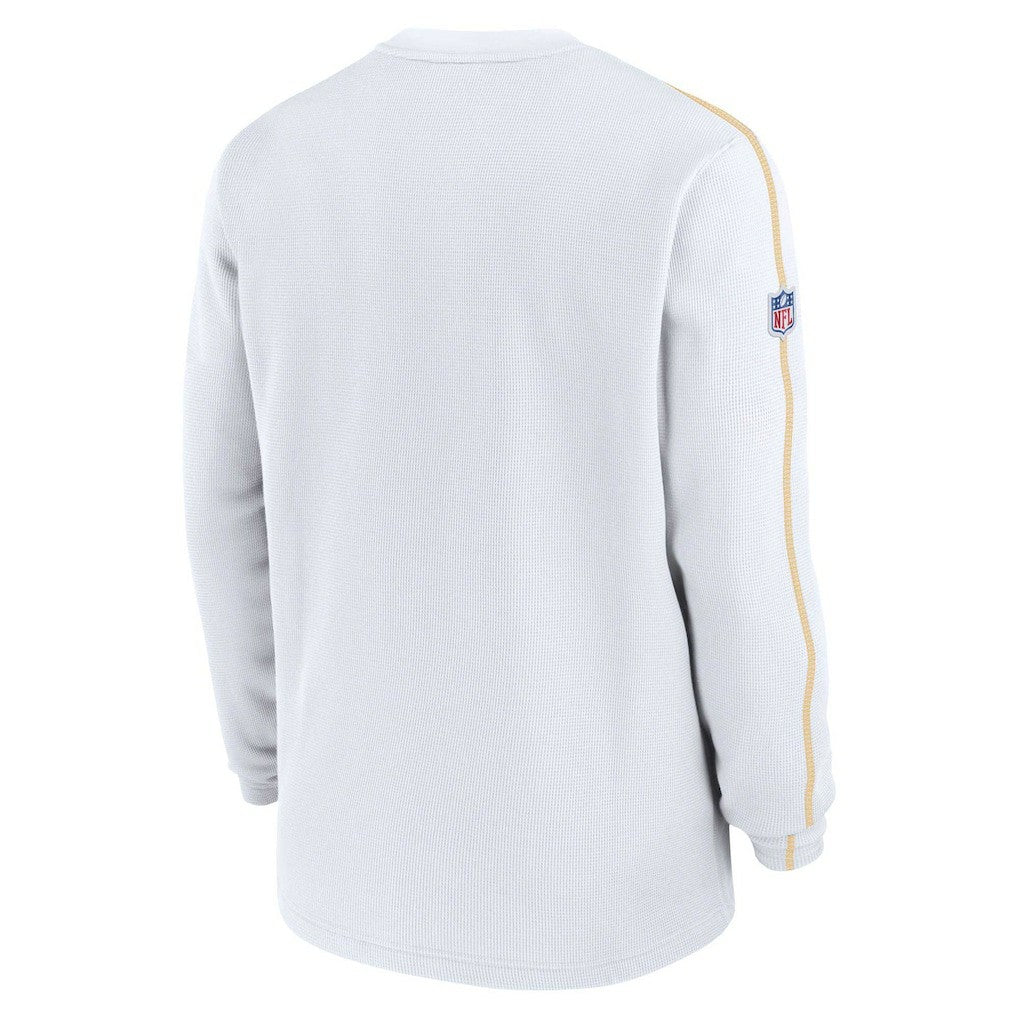 Kansas City Chiefs 2024 Sideline Coaches Long Sleeve Top White - Nike