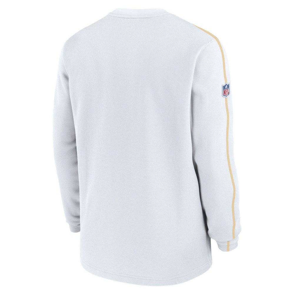 Kansas City Chiefs 2024 Sideline Coaches Long Sleeve Top White - Nike