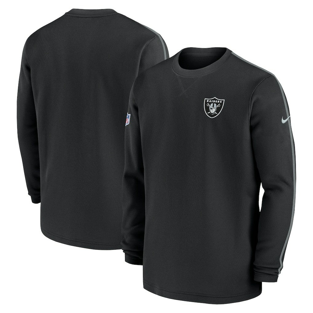 Las Vegas Raiders 2024 Sideline Coaches Long Sleeve Top Black - Nike