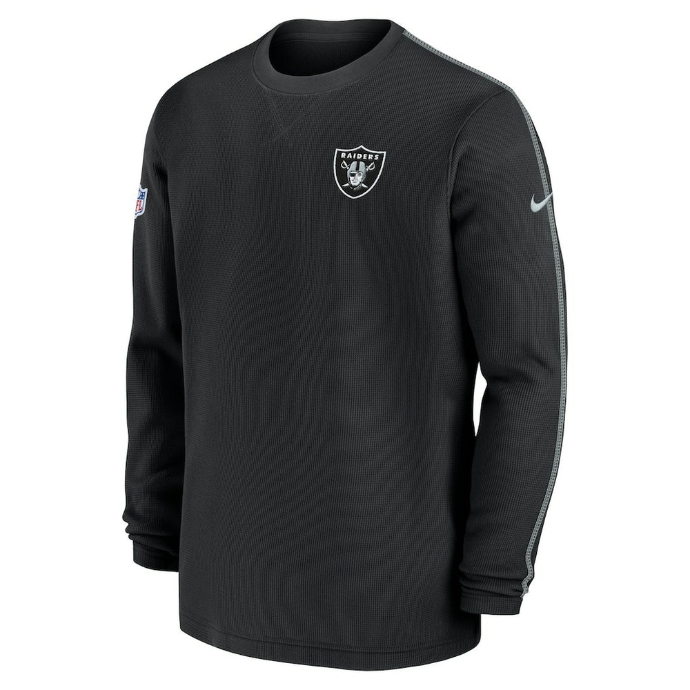 Las Vegas Raiders 2024 Sideline Coaches Long Sleeve Top Black - Nike
