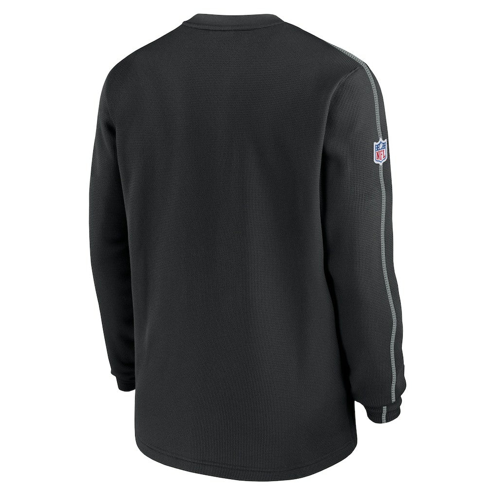 Las Vegas Raiders 2024 Sideline Coaches Long Sleeve Top Black - Nike