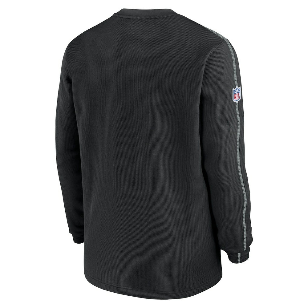 Las Vegas Raiders 2024 Sideline Coaches Long Sleeve Top Black - Nike