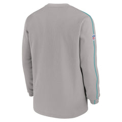 Miami Dolphins 2024 Sideline Coaches Long Sleeve Top Gray - Nike