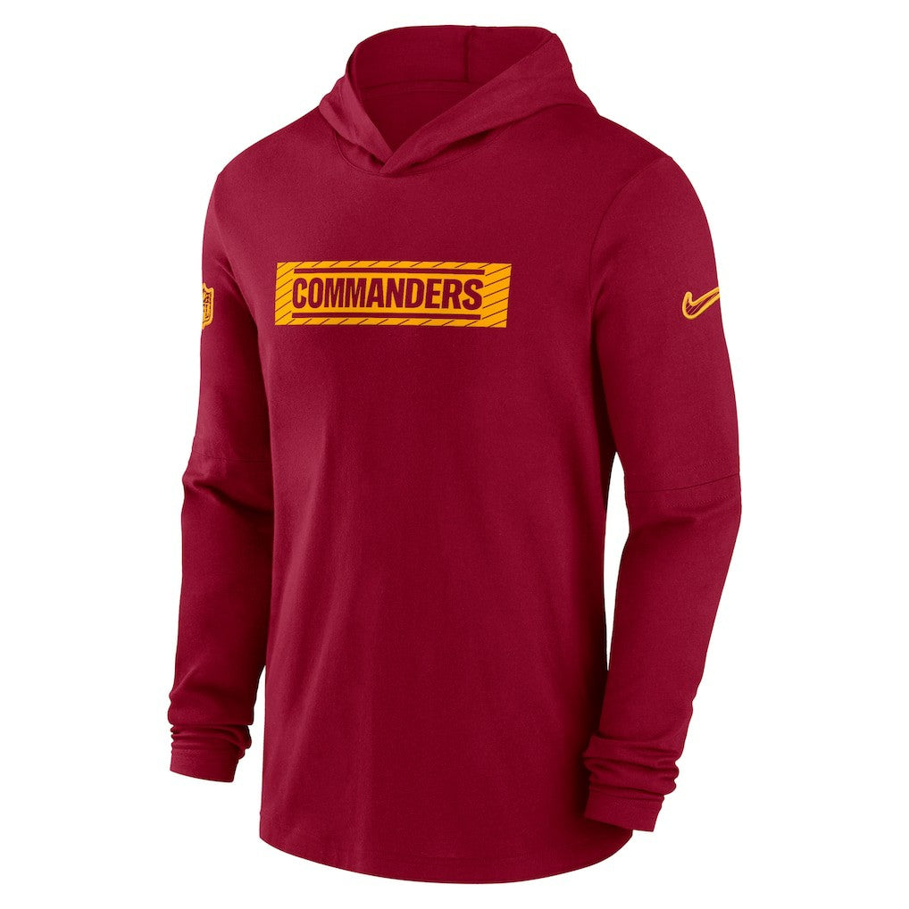 Washington Commanders 2024/25 Sideline Performance Long Sleeve Hoodie T-Shirt Burgundy - Nike