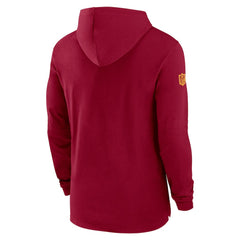 Washington Commanders 2024/25 Sideline Performance Long Sleeve Hoodie T-Shirt Burgundy - Nike
