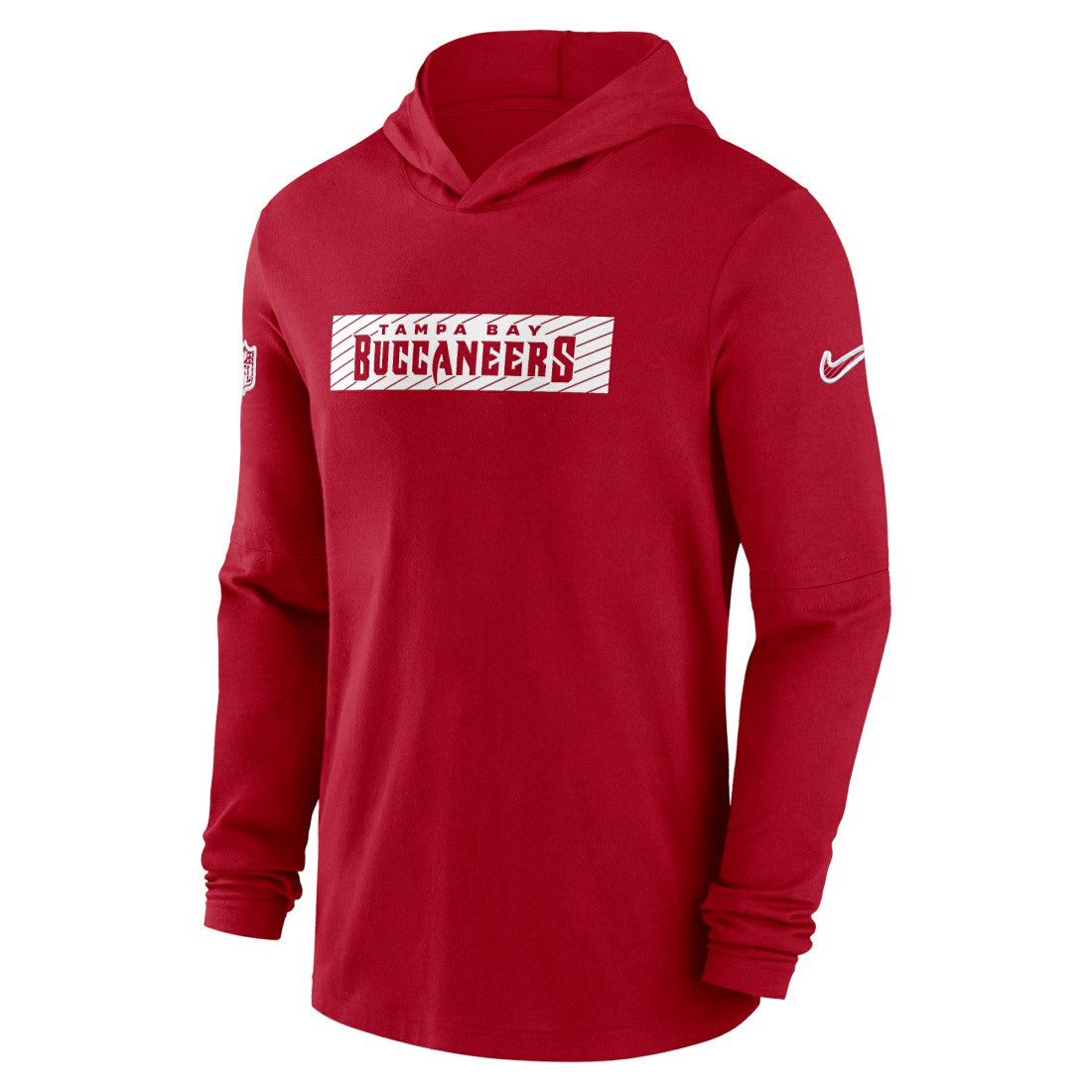 Tampa Bay Buccaneers 2024/25 Sideline Performance Long Sleeve Hoodie T-Shirt Red - Nike