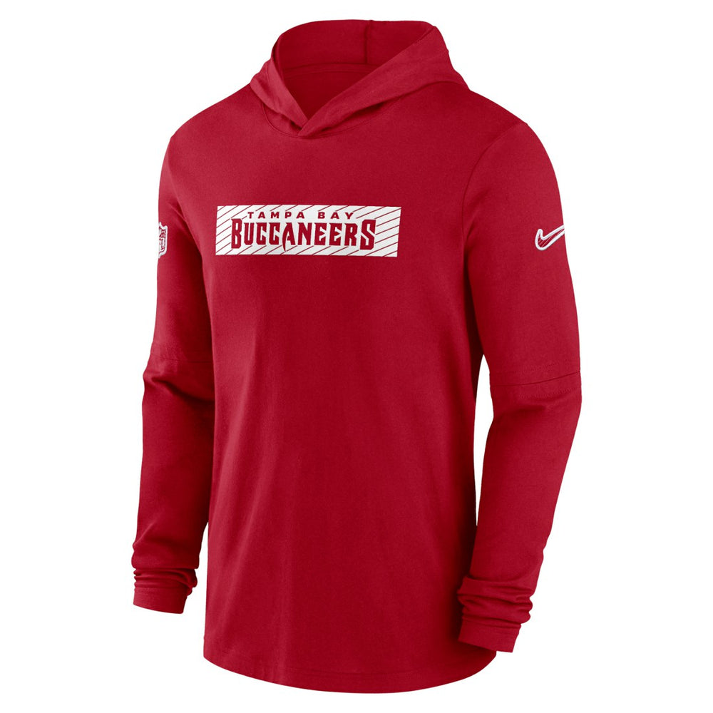 Tampa Bay Buccaneers 2024/25 Sideline Performance Long Sleeve Hoodie T-Shirt Red - Nike