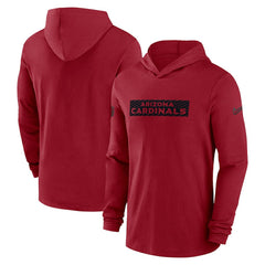 Arizona Cardinals 2024/25 Sideline Performance Long Sleeve Hoodie T-Shirt Cardinal - Nike