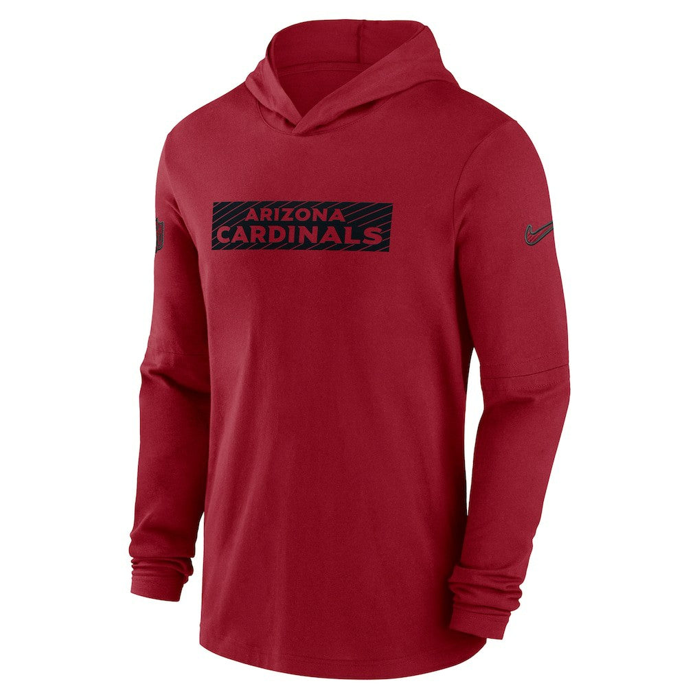 Arizona Cardinals 2024/25 Sideline Performance Long Sleeve Hoodie T-Shirt Cardinal - Nike