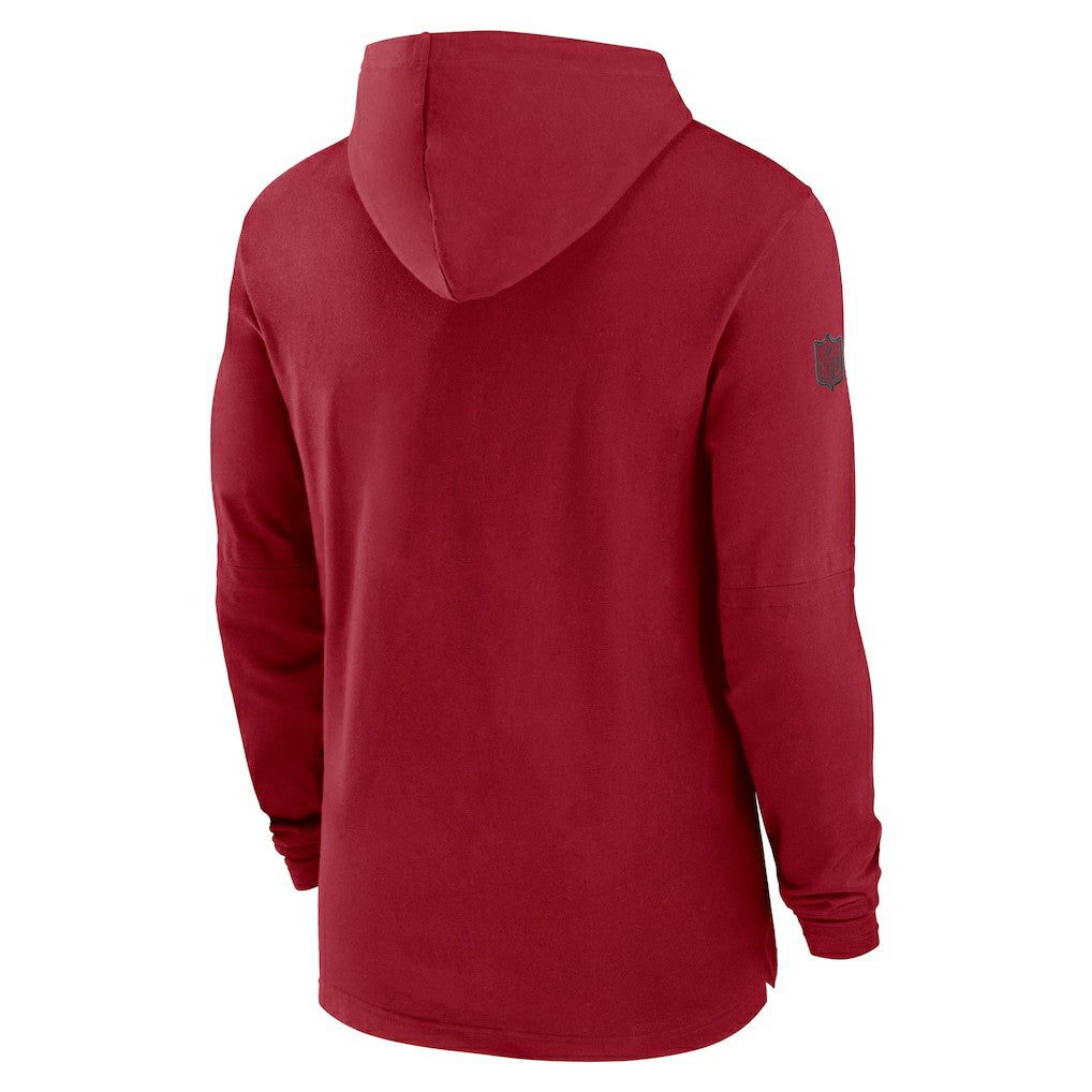 Arizona Cardinals 2024/25 Sideline Performance Long Sleeve Hoodie T-Shirt Cardinal - Nike