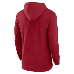 Arizona Cardinals 2024/25 Sideline Performance Long Sleeve Hoodie T-Shirt Cardinal - Nike