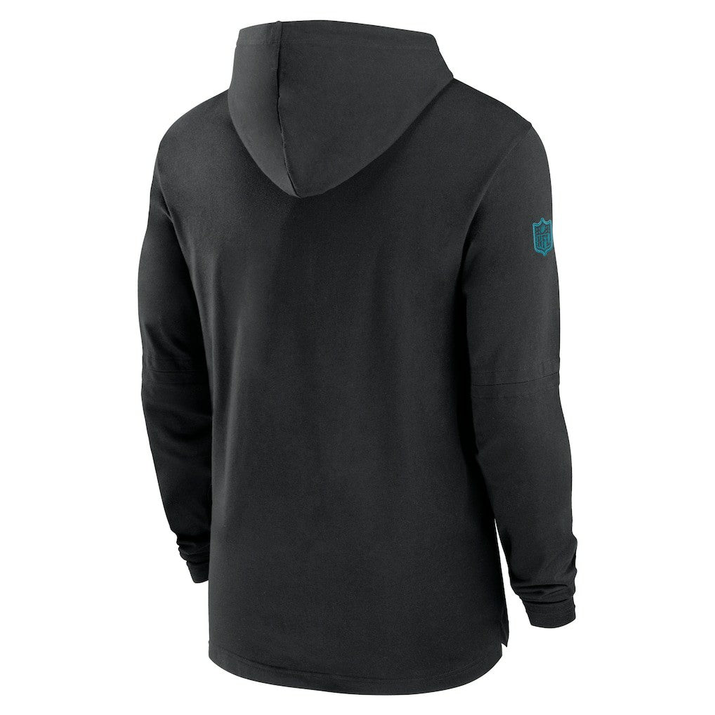 Jacksonville Jaguars 2024/25 Sideline Performance Long Sleeve Hoodie T-Shirt Black - Nike