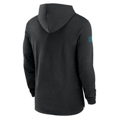 Jacksonville Jaguars 2024/25 Sideline Performance Long Sleeve Hoodie T-Shirt Black - Nike
