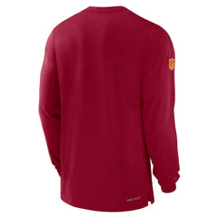 Washington Commanders Sideline Player Performance Long Sleeve T-Shirt Burgundy - Nike