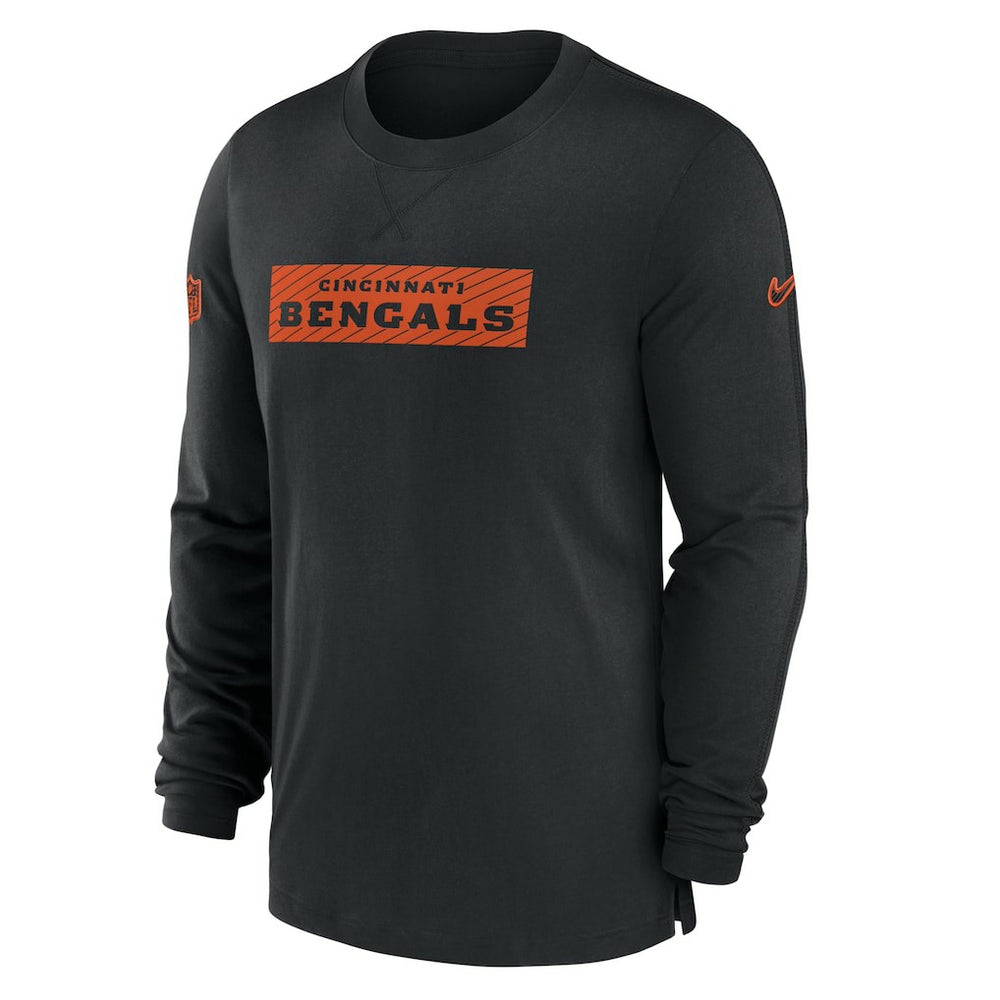 Cincinnati Bengals Sideline Player Performance Long Sleeve T-Shirt Black - Nike