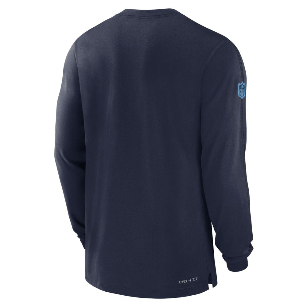 Tennessee Titans Sideline Player Performance Long Sleeve T-Shirt Navy - Nike