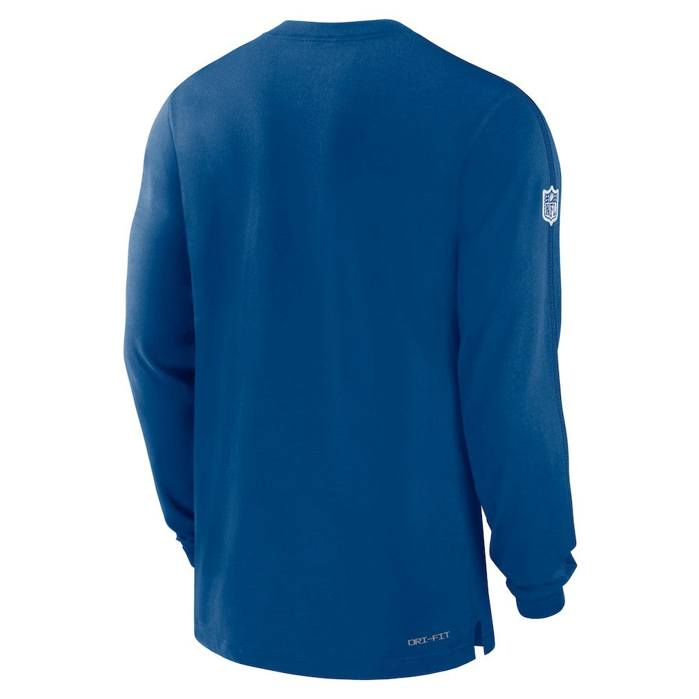Indianapolis Colts Sideline Player Performance Long Sleeve T-Shirt Royal - Nike