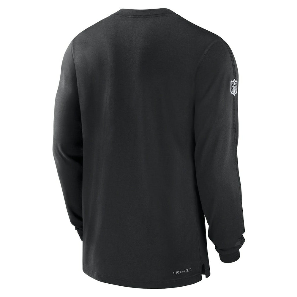 New York Jets Sideline Player Performance Long Sleeve T-Shirt Black - Nike