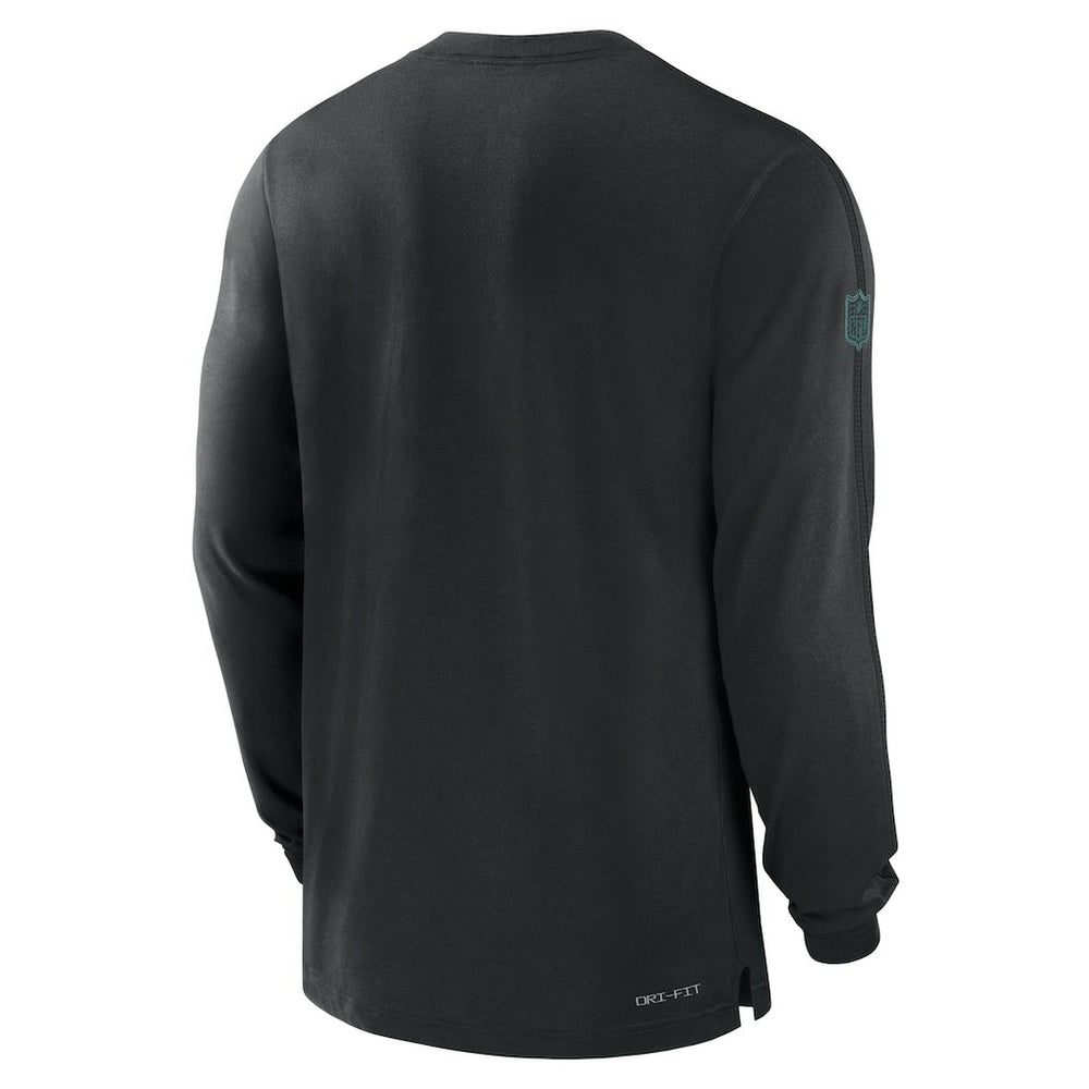 Philadelphia Eagles Sideline Player Performance Long Sleeve T-Shirt Black - Nike
