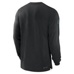 Philadelphia Eagles Sideline Player Performance Long Sleeve T-Shirt Black - Nike