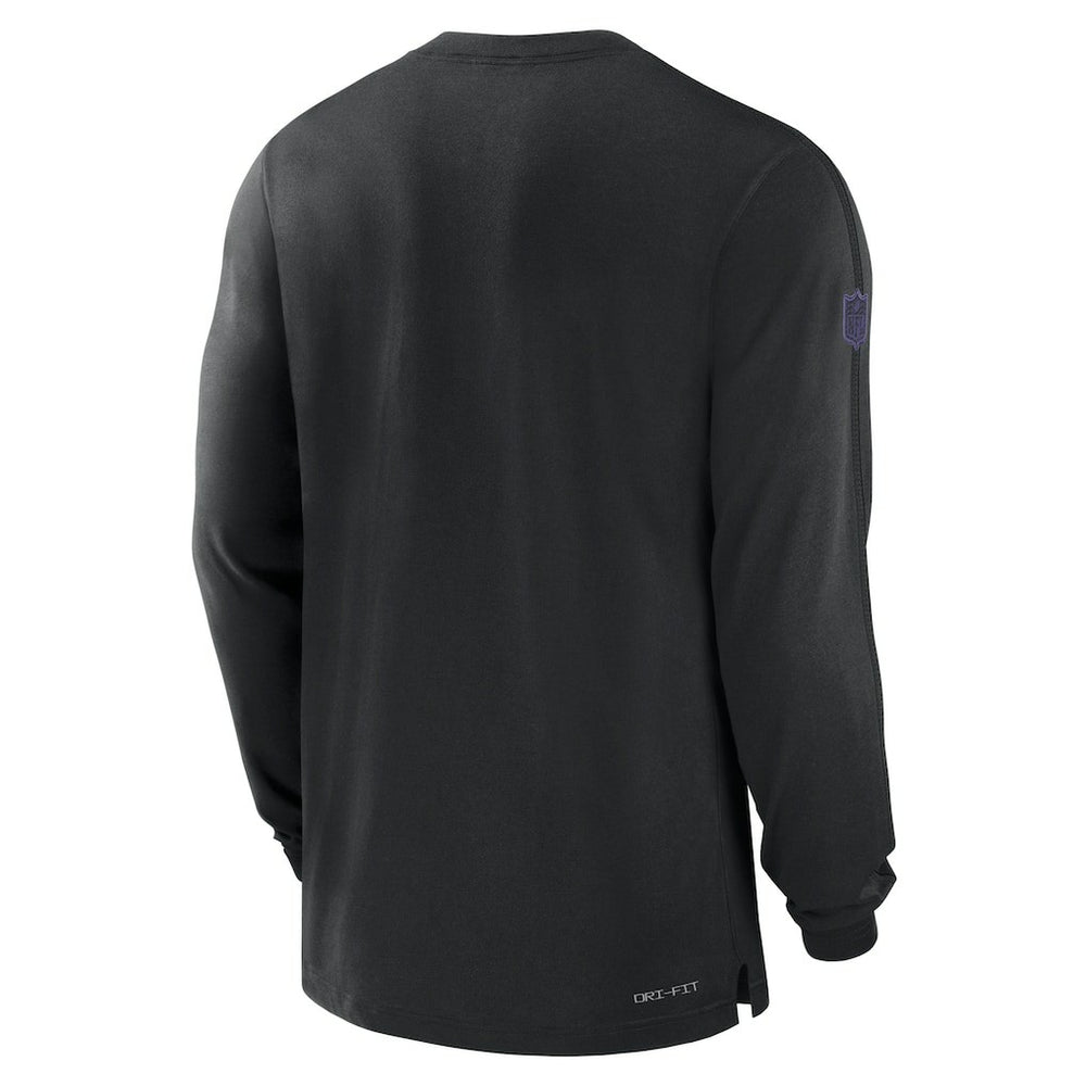 Baltimore Ravens Sideline Player Performance Long Sleeve T-Shirt Black - Nike