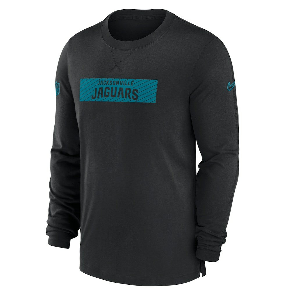 Jacksonville Jaguars Sideline Player Performance Long Sleeve T-Shirt Black - Nike