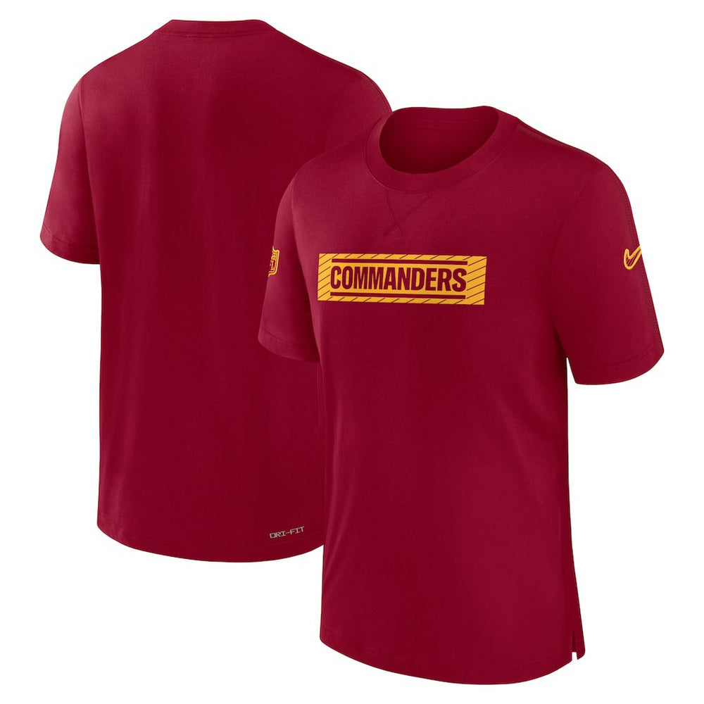 Washington Commanders Sideline Player Performance T-Shirt Burgundy - Nike