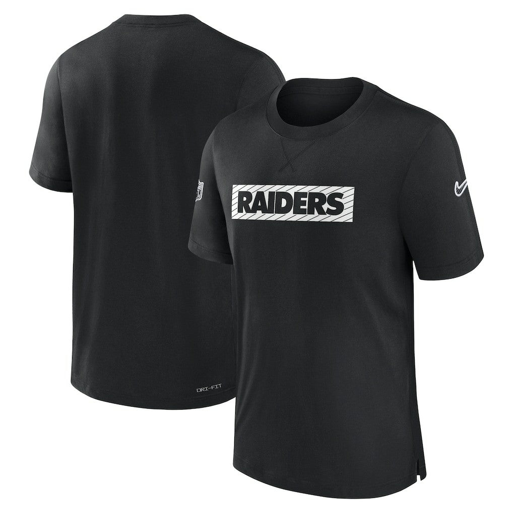 Las Vegas Raiders Sideline Player Performance T-Shirt Black - Nike