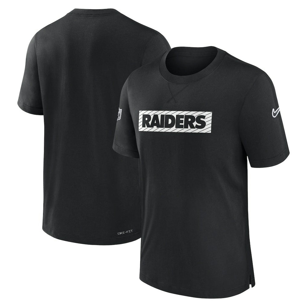 Las Vegas Raiders Sideline Player Performance T-Shirt Black - Nike