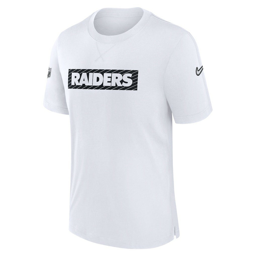 Las Vegas Raiders Sideline Player Performance T-Shirt White - Nike