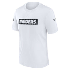 Las Vegas Raiders Sideline Player Performance T-Shirt White - Nike