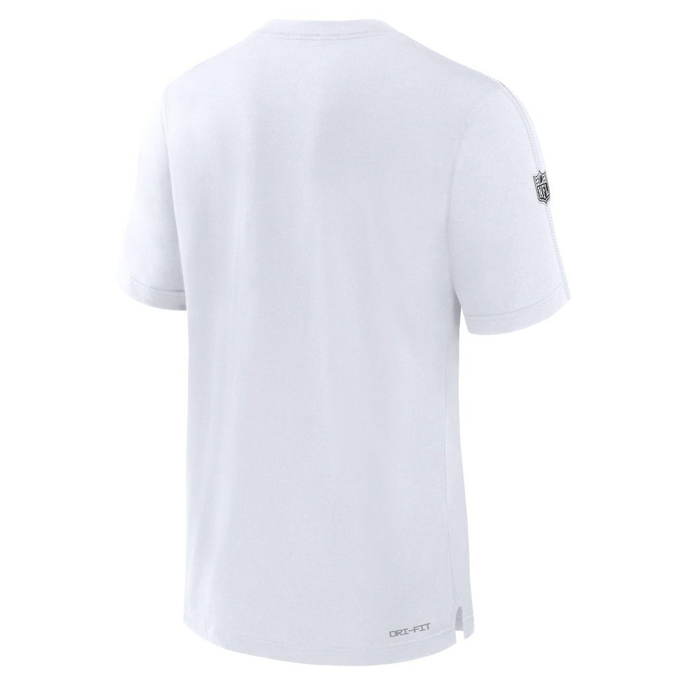 Las Vegas Raiders Sideline Player Performance T-Shirt White - Nike