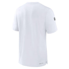 Las Vegas Raiders Sideline Player Performance T-Shirt White - Nike