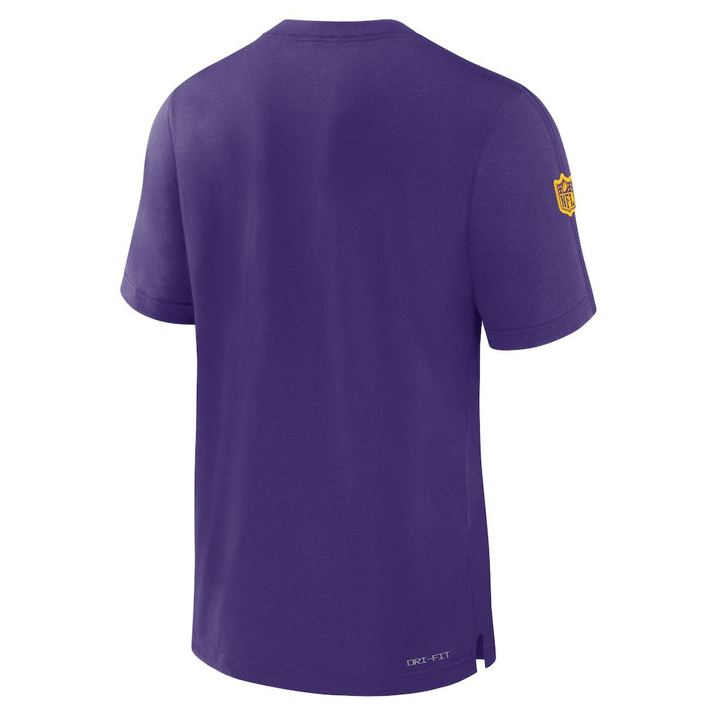Minnesota Vikings Sideline Player Performance T-Shirt Purple - Nike
