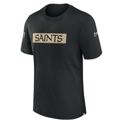 New Orleans Saints Sideline Player Performance T-Shirt Black - Nike
