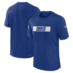 New York Giants Sideline Player Performance T-Shirt Royal - Nike