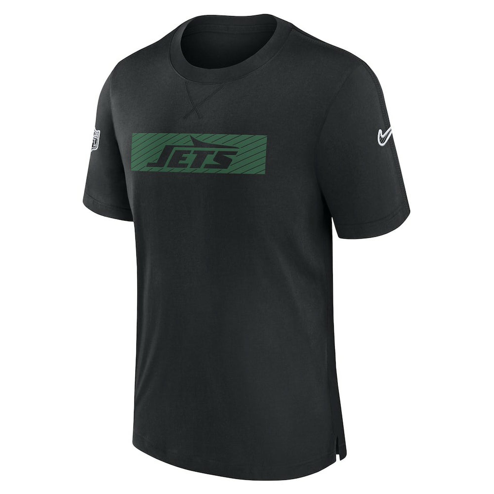 New York Jets Sideline Player Performance T-Shirt Black - Nike