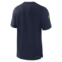 Seattle Seahawks Sideline Player Performance T-Shirt College Navy - Nike