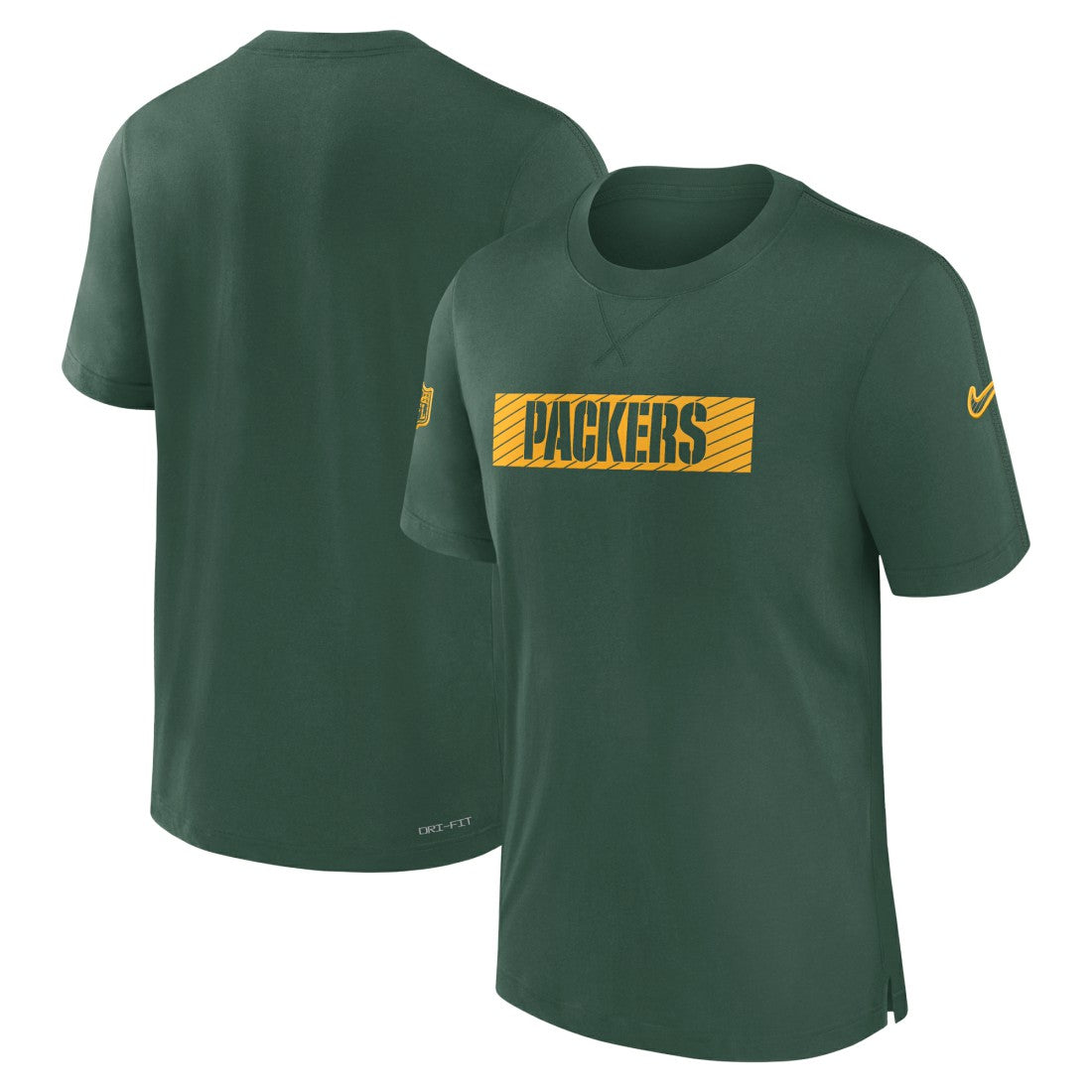 Green Bay Packers Sideline Player Performance T-Shirt Green - Nike